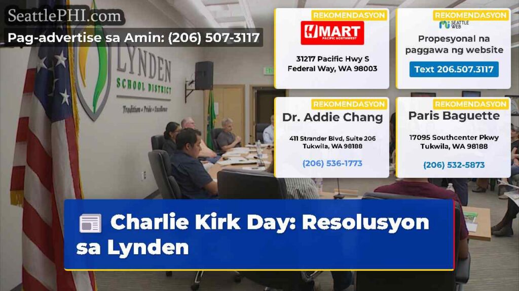 Charlie Kirk Day: Resolusyon sa Lynden