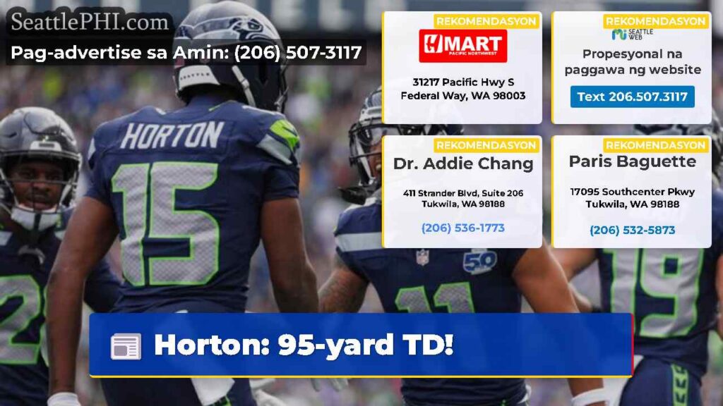 Horton: 95-yard TD!