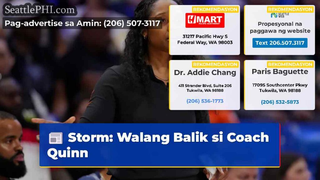 Storm: Walang Balik si Coach Quinn
