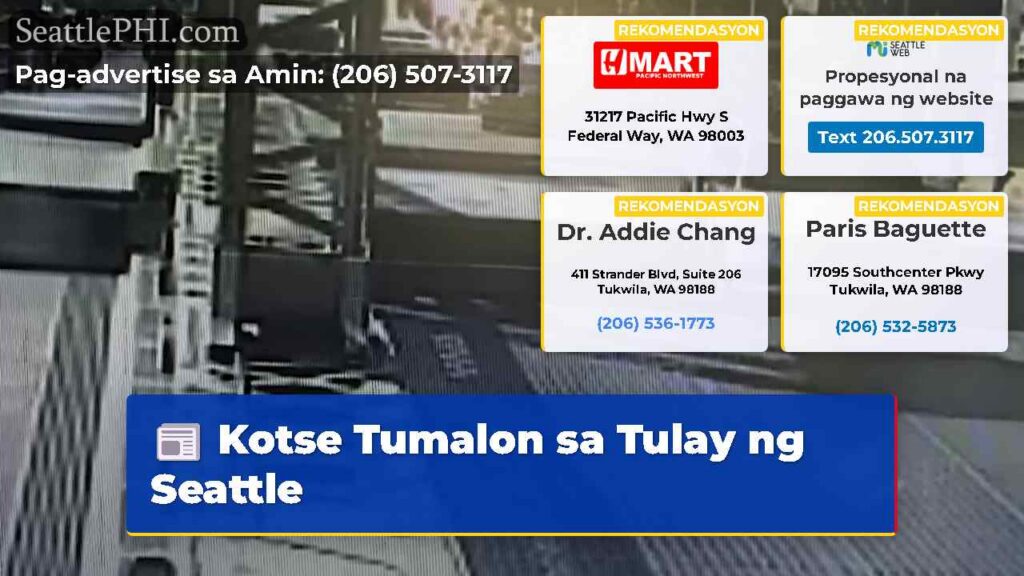 Kotse Tumalon sa Tulay ng Seattle