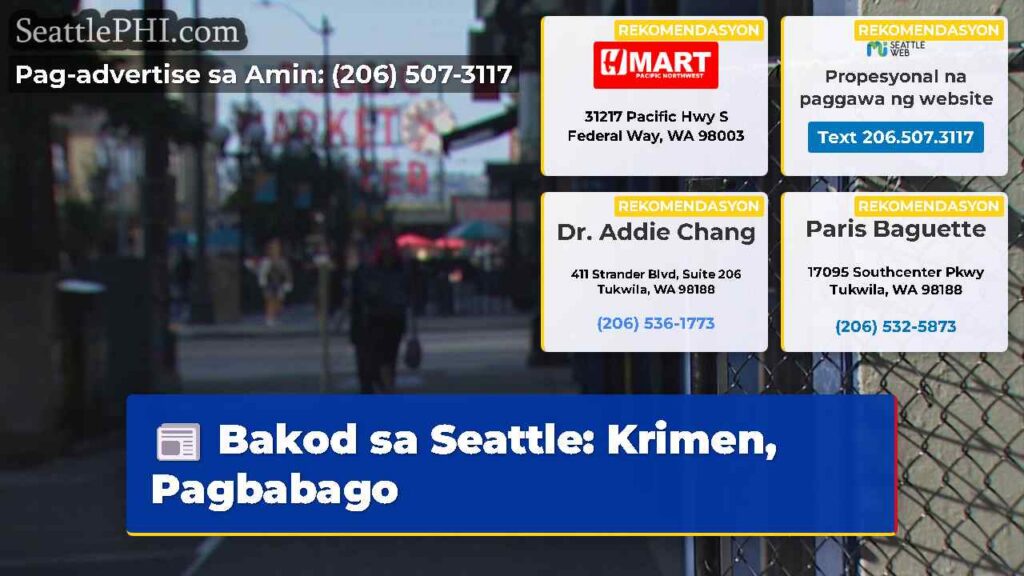 Bakod sa Seattle: Krimen, Pagbabago