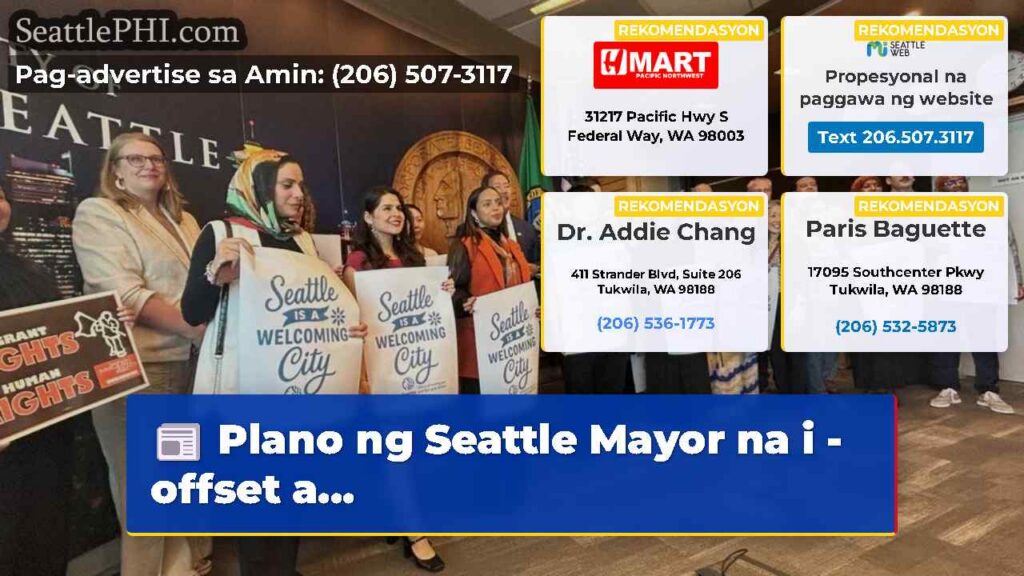 Plano ng Seattle Mayor na i -offset a...