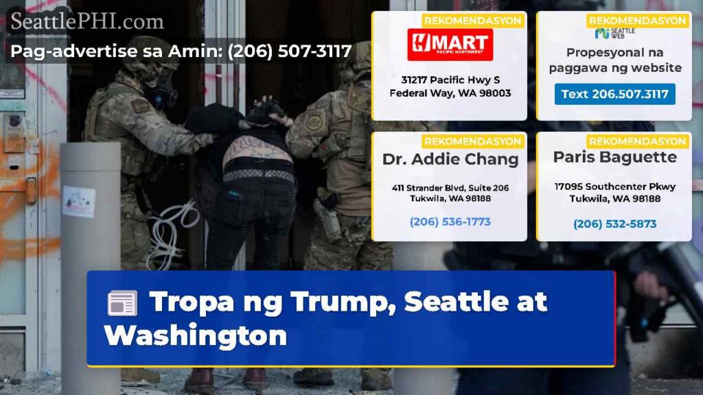 Tropa ng Trump, Seattle at Washington