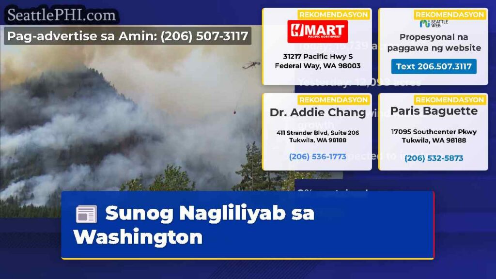 Sunog Nagliliyab sa Washington