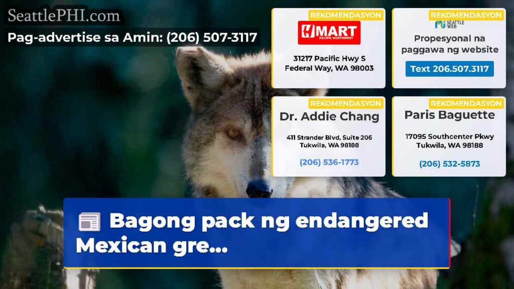 Bagong pack ng endangered Mexican gre...