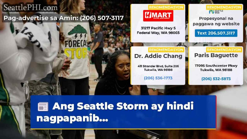 Ang Seattle Storm ay hindi nagpapanib...