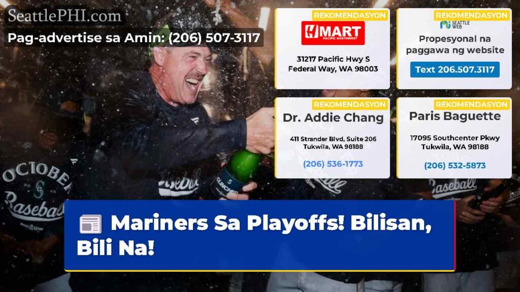 Mariners Sa Playoffs! Bilisan, Bili Na!