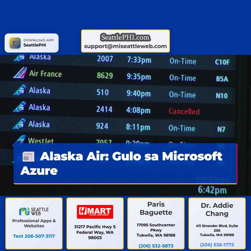 Alaska Air: Gulo sa Microsoft Azure