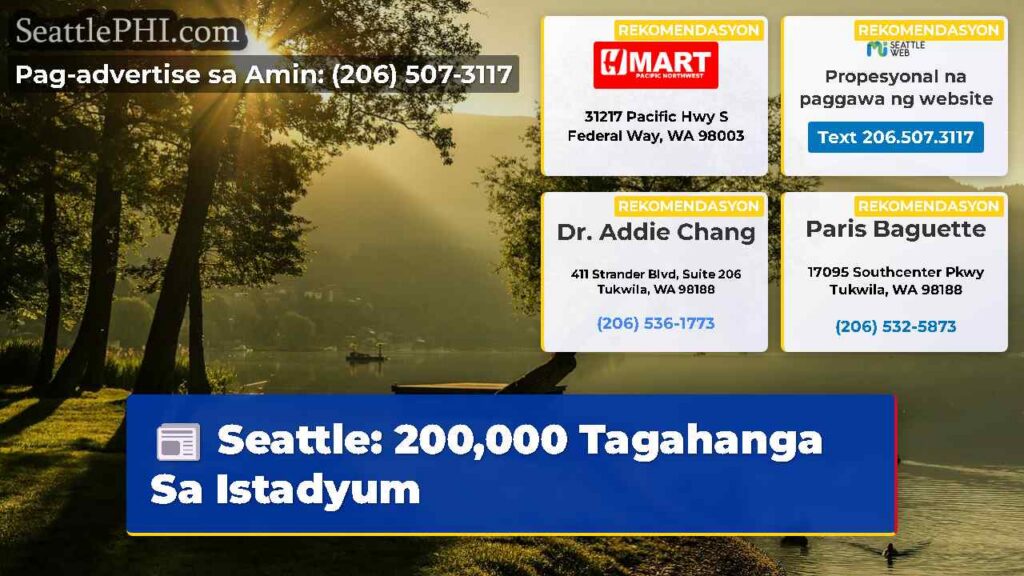 Seattle: 200,000 Tagahanga Sa Istadyum