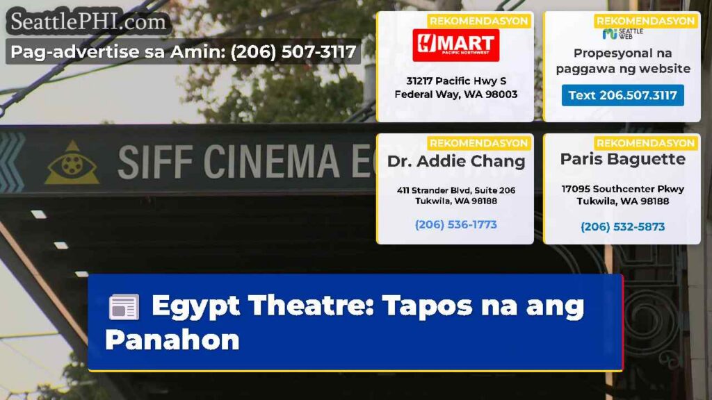 Egypt Theatre: Tapos na ang Panahon