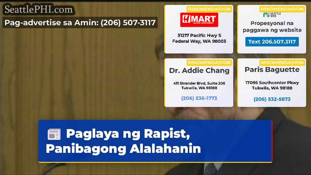 Paglaya ng Rapist, Panibagong Alalahanin