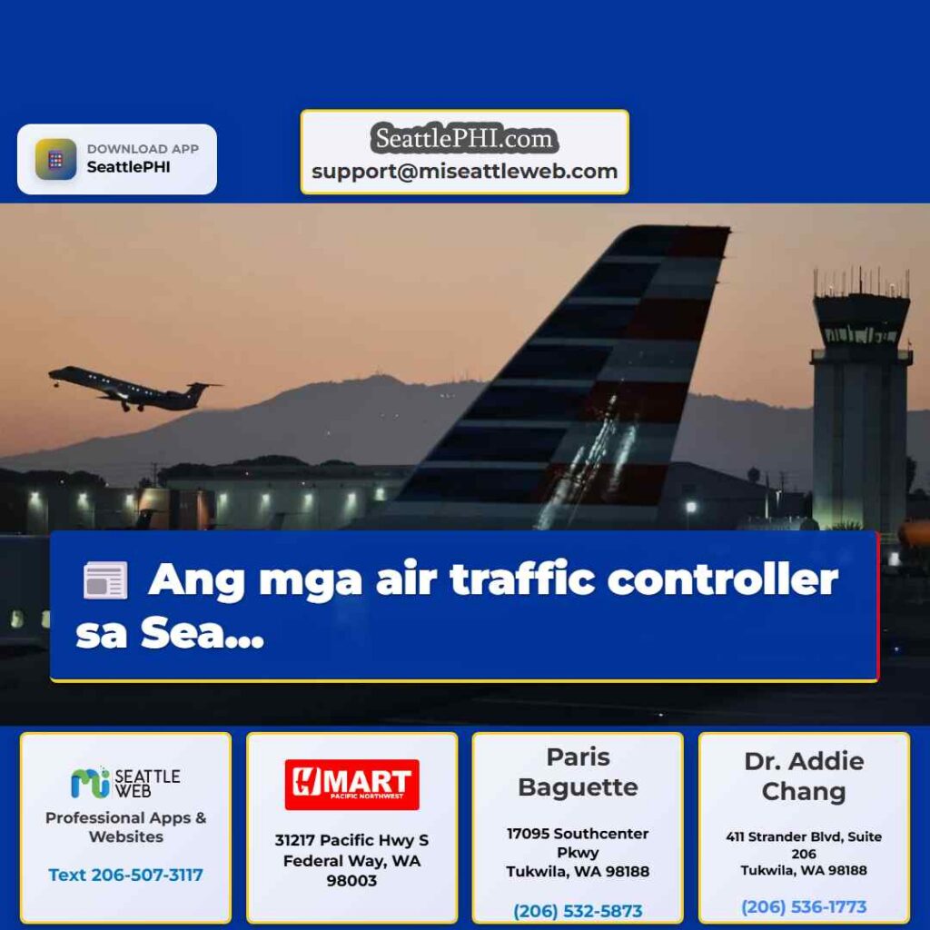 Ang mga air traffic controller sa Sea...