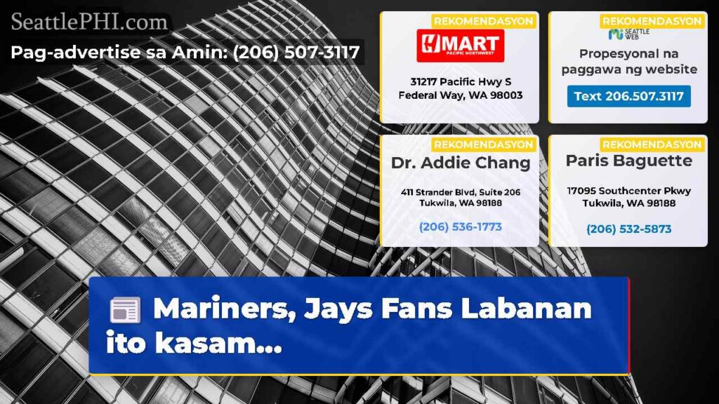 Mariners, Jays Fans Labanan ito kasam...