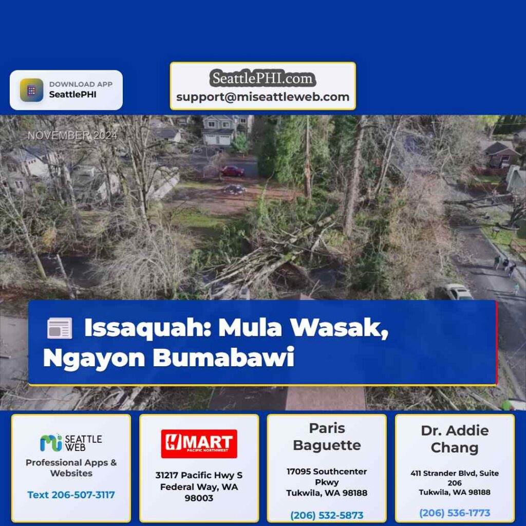 Issaquah: Mula Wasak, Ngayon Bumabawi