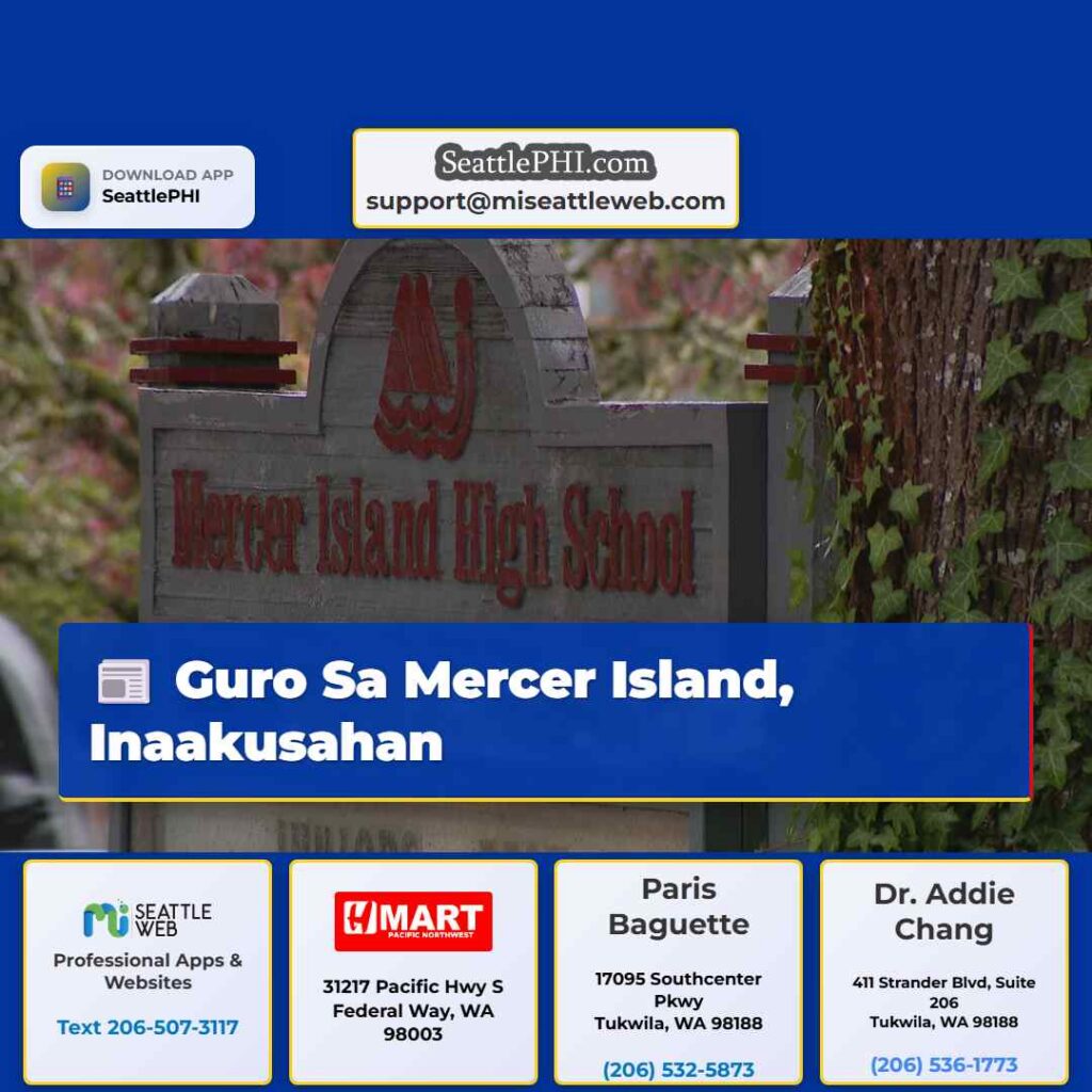 Guro Sa Mercer Island, Inaakusahan