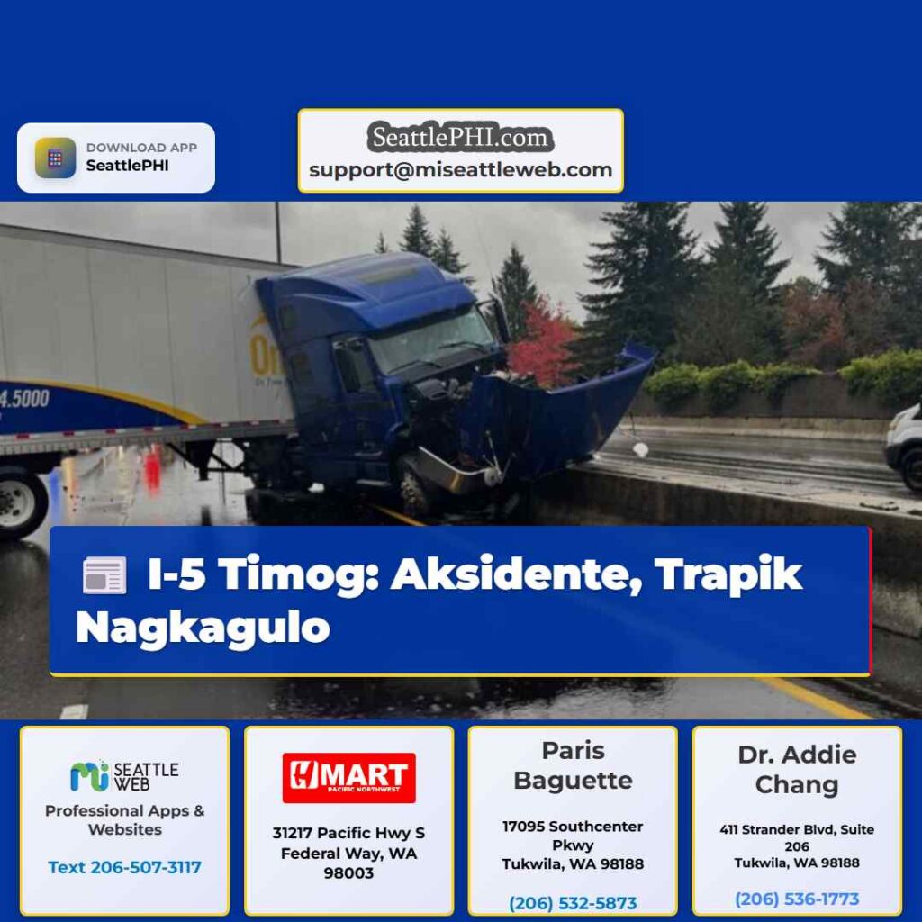 I-5 Timog: Aksidente, Trapik Nagkagulo