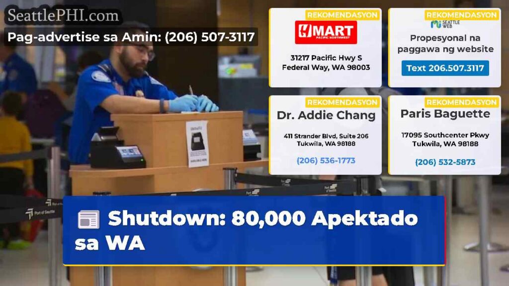 Shutdown: 80,000 Apektado sa WA