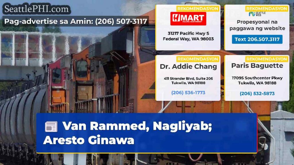 Van Rammed, Nagliyab; Aresto Ginawa