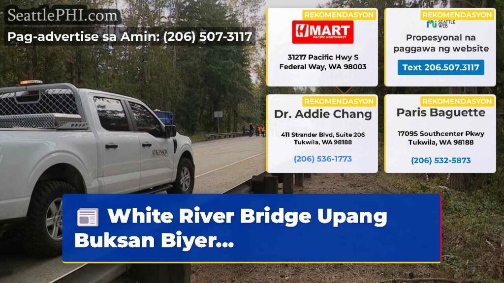 White River Bridge Upang Buksan Biyer...