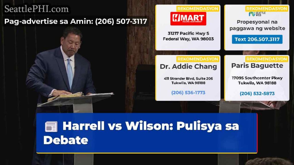 Harrell vs Wilson: Pulisya sa Debate