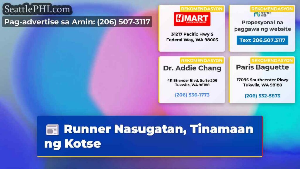 Runner Nasugatan, Tinamaan ng Kotse