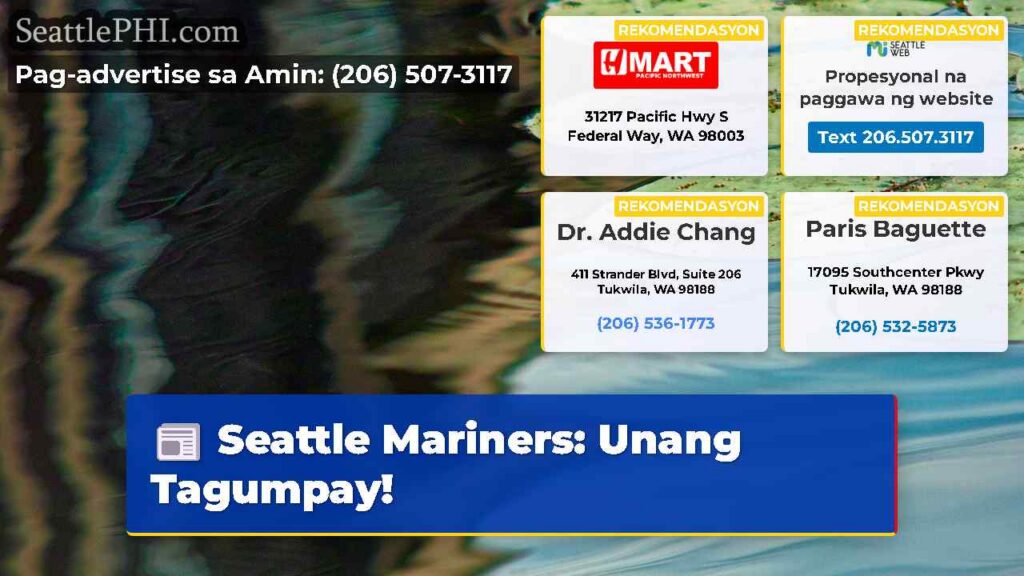 Seattle Mariners: Unang Tagumpay!