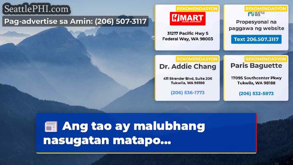 Ang tao ay malubhang nasugatan matapo...