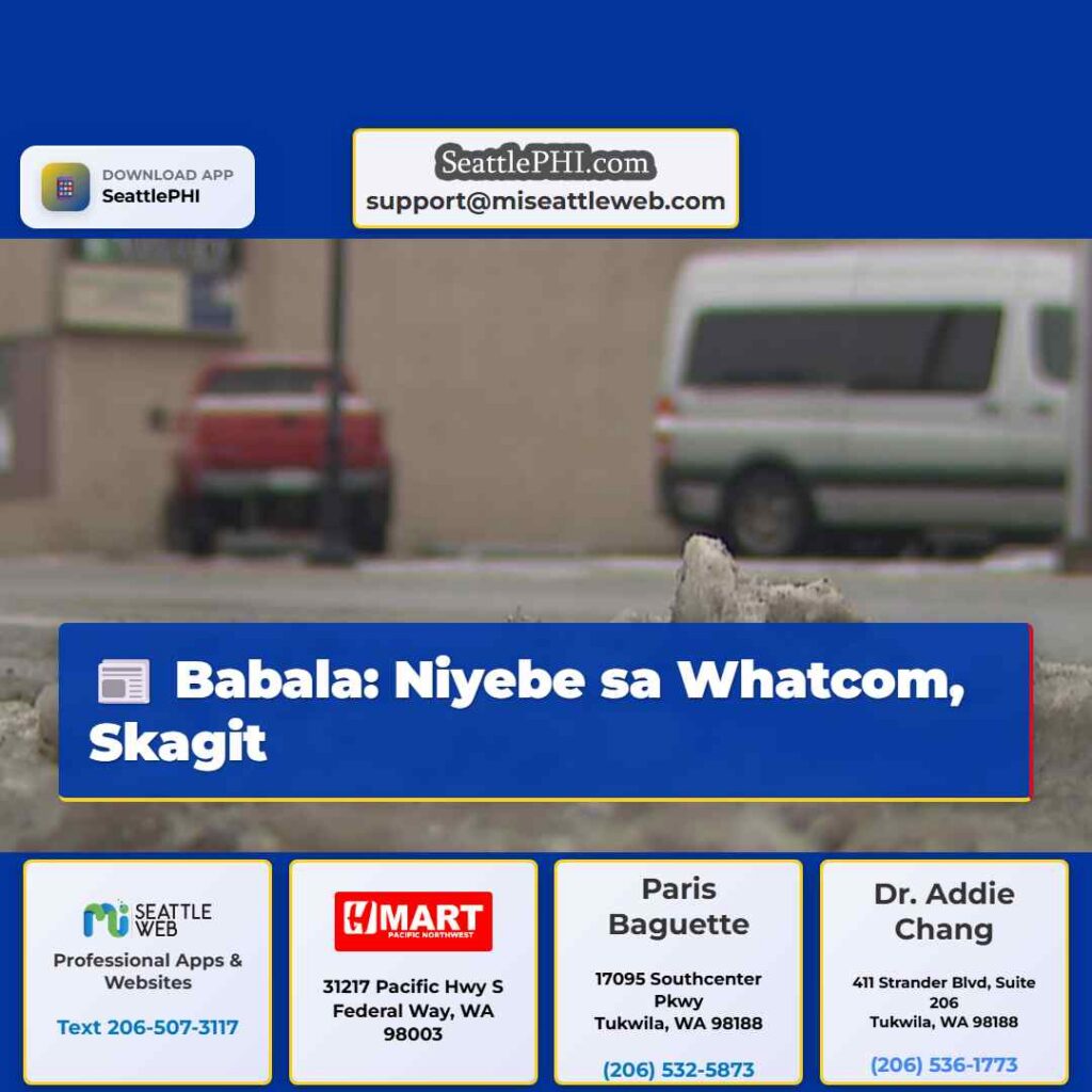 Babala: Niyebe sa Whatcom, Skagit