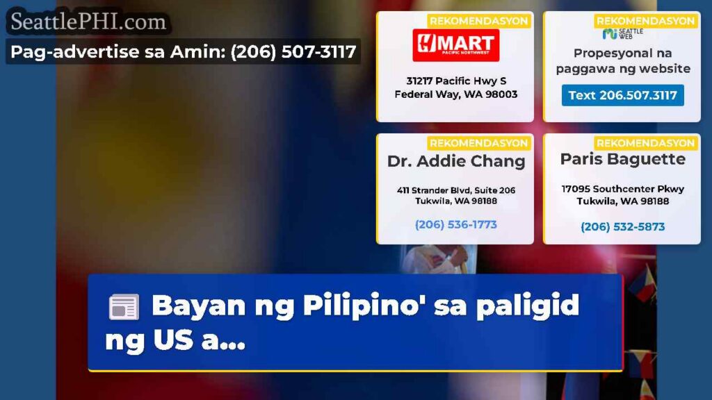 Bayan ng Pilipino' sa paligid ng US a...