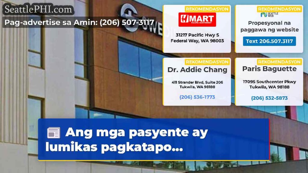 Ang mga pasyente ay lumikas pagkatapo...