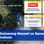 Dalawang Nasawi sa Sunog sa Graham