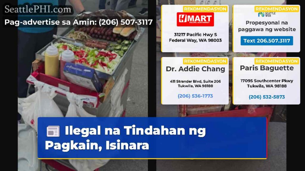 Ilegal na Tindahan ng Pagkain, Isinara