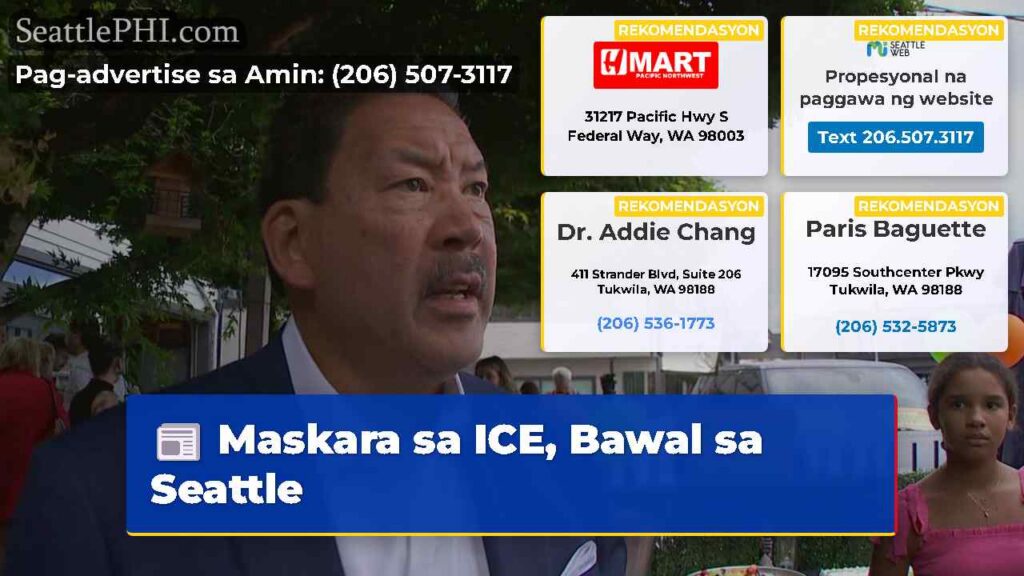 Maskara sa ICE, Bawal sa Seattle