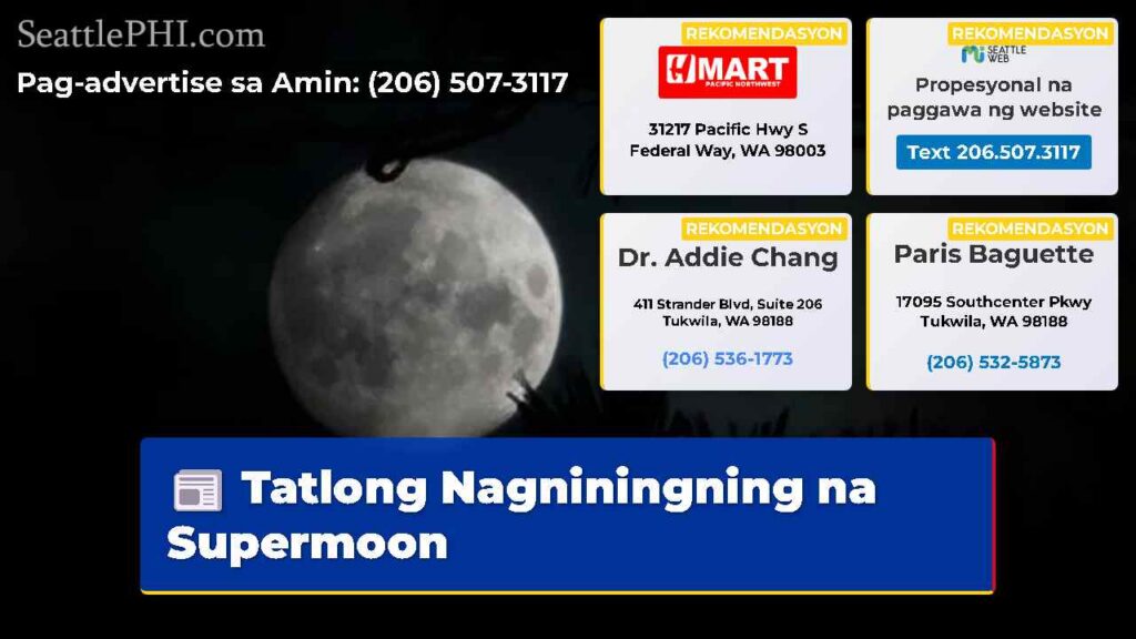 Tatlong Nagniningning na Supermoon
