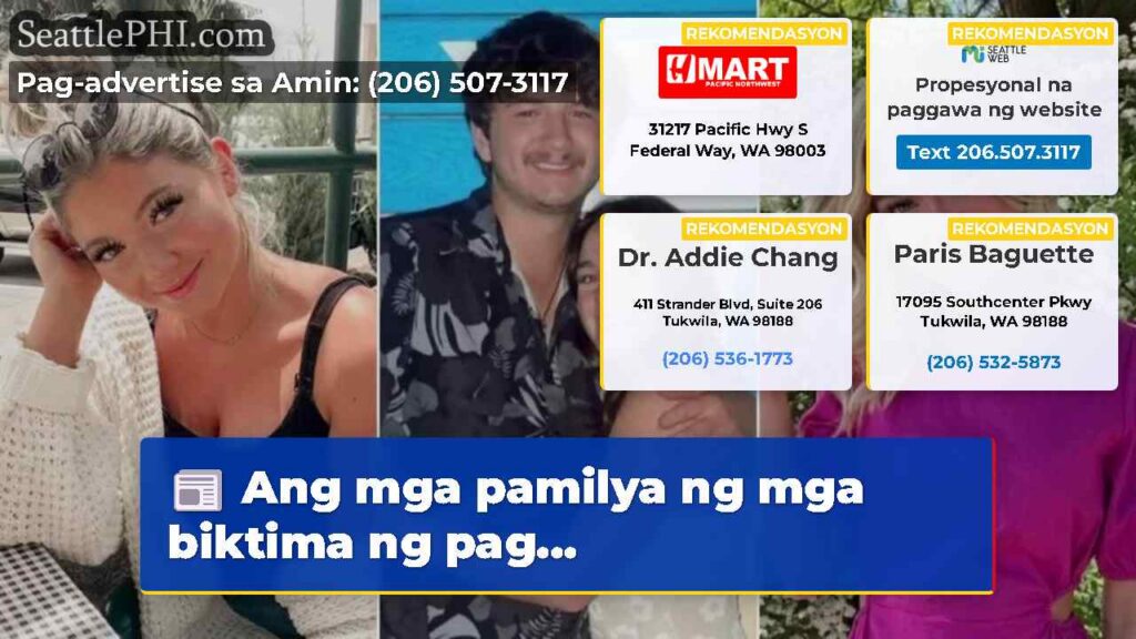 Ang mga pamilya ng mga biktima ng pag...