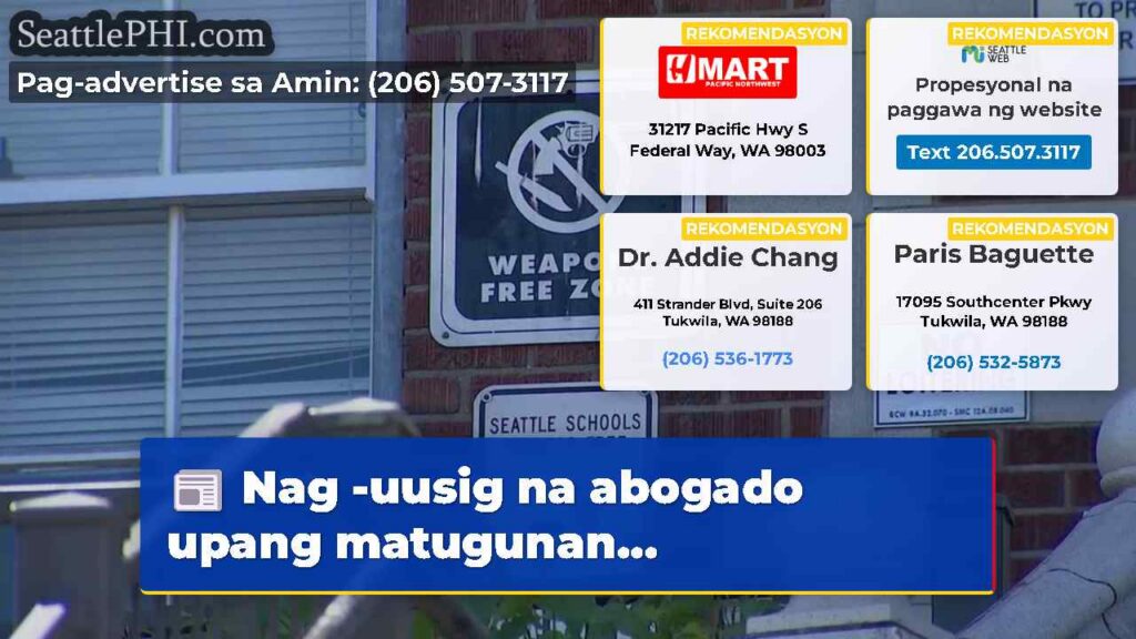 Nag -uusig na abogado upang matugunan...