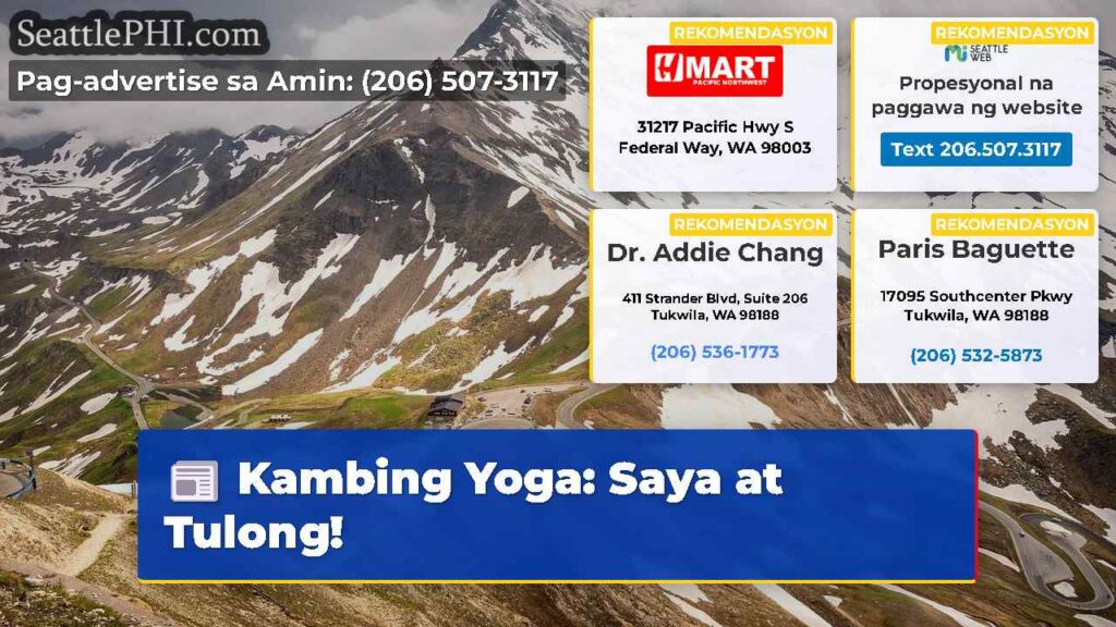 Kambing Yoga: Saya at Tulong!