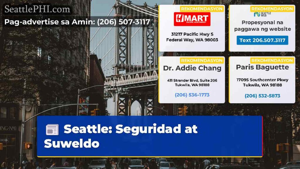 Seattle: Seguridad at Suweldo