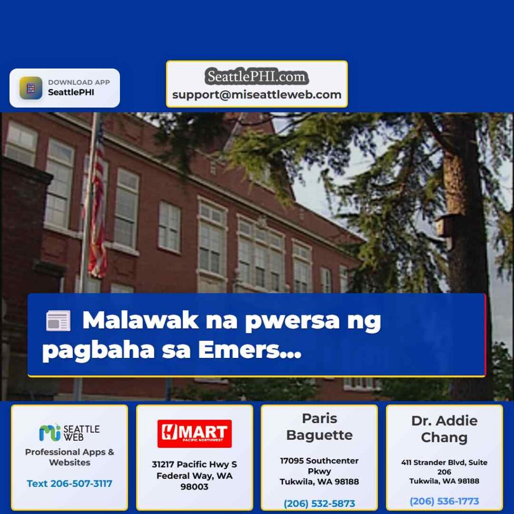 Malawak na pwersa ng pagbaha sa Emers...