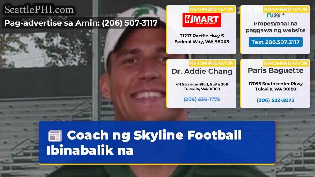 Coach ng Skyline Football Ibinabalik na