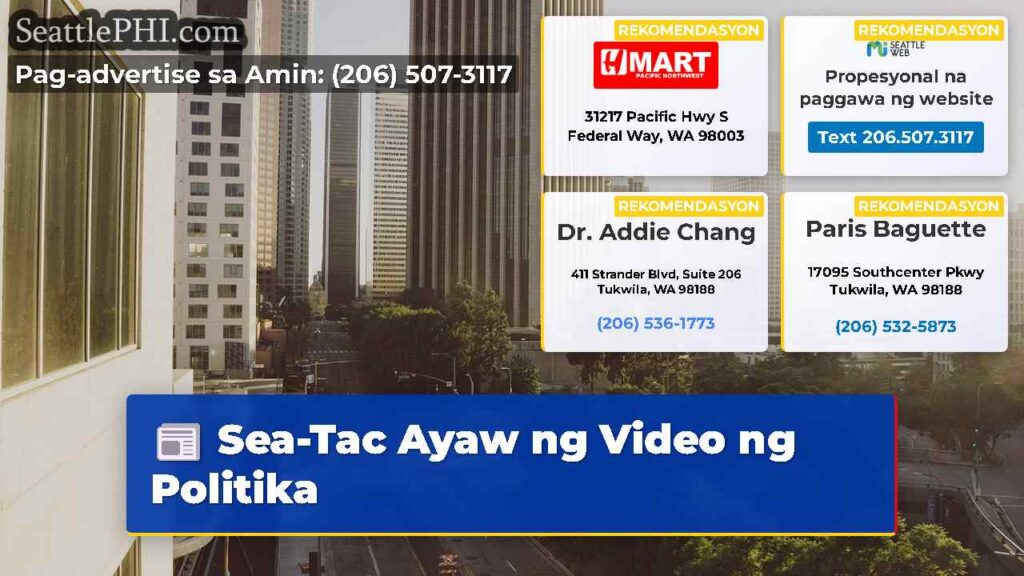 Sea-Tac Ayaw ng Video ng Politika