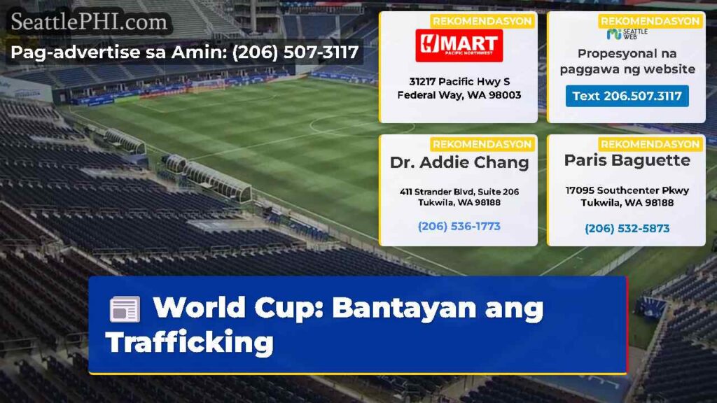 World Cup: Bantayan ang Trafficking