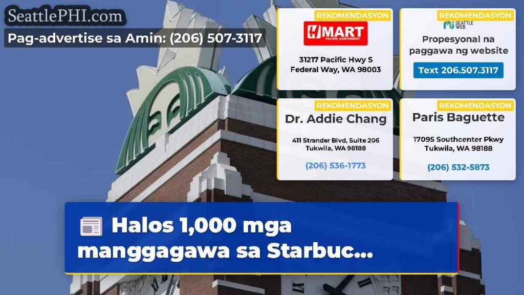 Halos 1,000 mga manggagawa sa Starbuc...