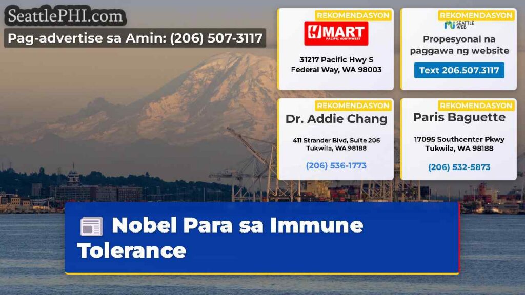 Nobel Para sa Immune Tolerance