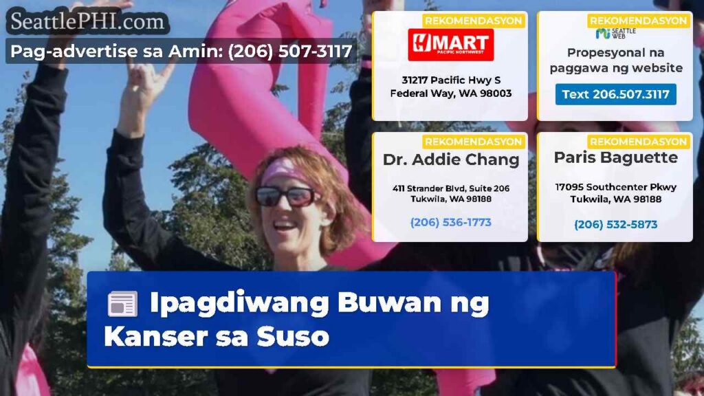 Ipagdiwang Buwan ng Kanser sa Suso