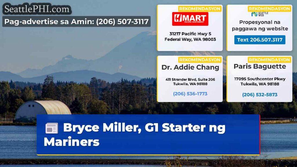 Bryce Miller, G1 Starter ng Mariners