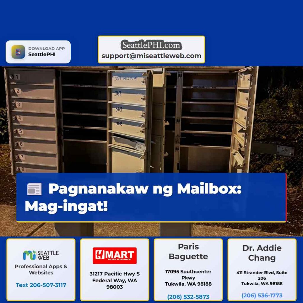 Pagnanakaw ng Mailbox: Mag-ingat!