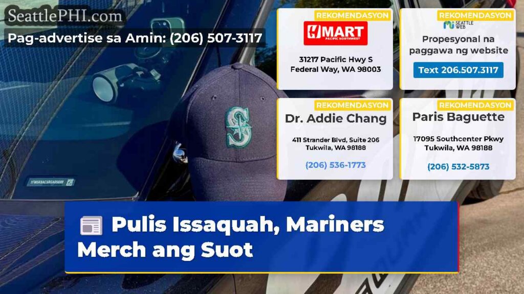 Pulis Issaquah, Mariners Merch ang Suot