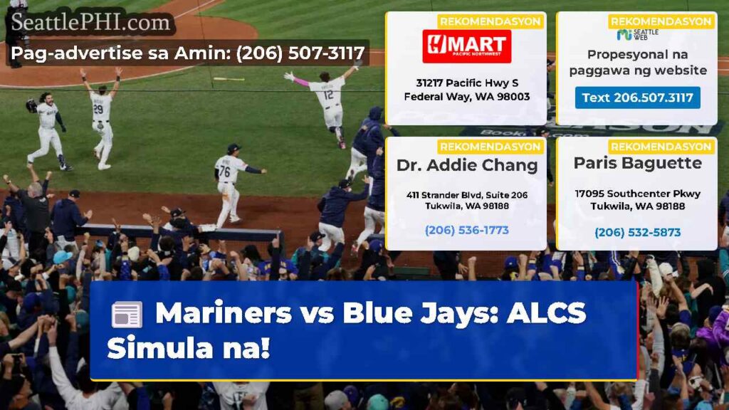 Mariners vs Blue Jays: ALCS Simula na!
