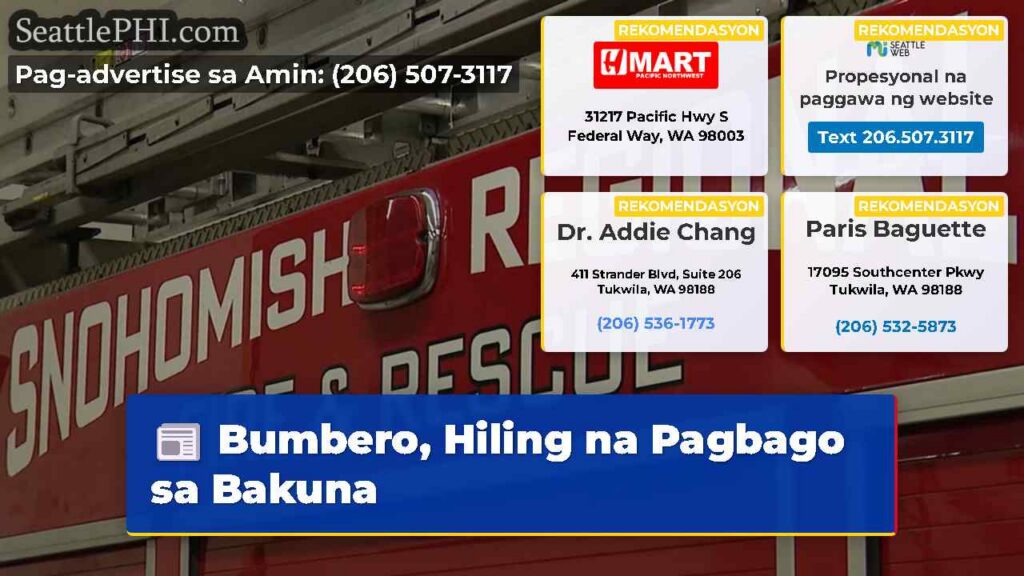 Bumbero, Hiling na Pagbago sa Bakuna